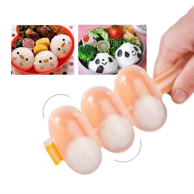 Rice Ball Mold Manufacturer - Food Grade Portable with Rice Spoon Shake Kitchen Sushi Tools