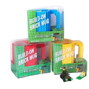 Coffee Mug Manufacturer - Wholesale Funny Building Blocks DIY Build-on Plastic for Kids Gift