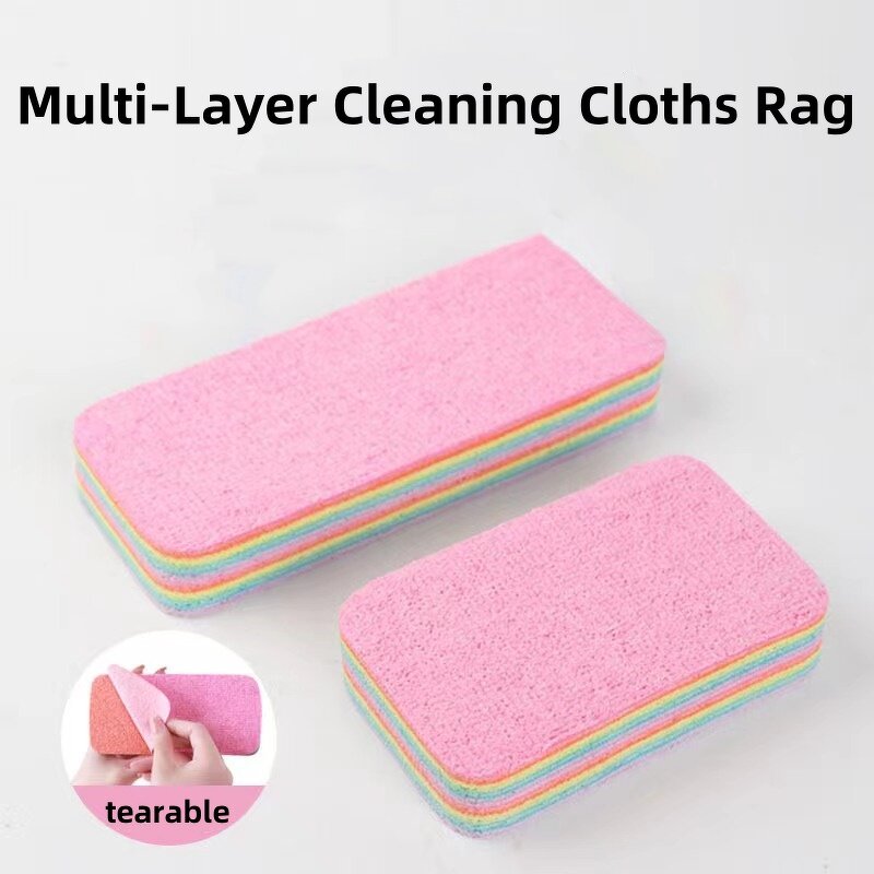 Cleaning Rag Manufacturer - High Rebound Multi-layer Dish Bath Foam Scrub Strong Absorbent Pva