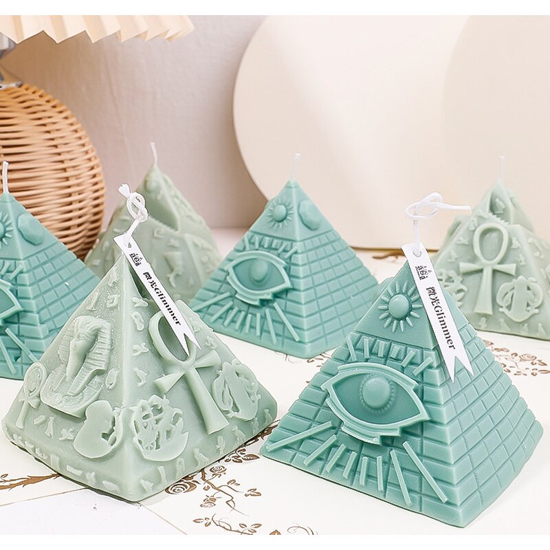 Candle Manufacturer - Pyramid Shape Scented Ornaments Creative Aromatherapy with Hand Gifts