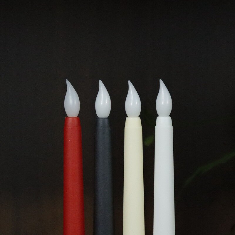 LED Candle Manufacturer - Colorful 3D Flameless Battery Operated Remote Control Taper Flickering