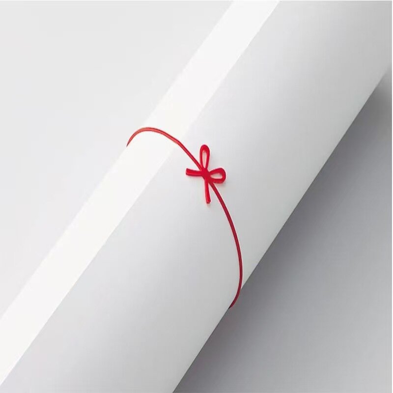 Elastic Band Manufacturer - Bowknot Silicone Gift Wrapping Tie Handmade Decorative Rope