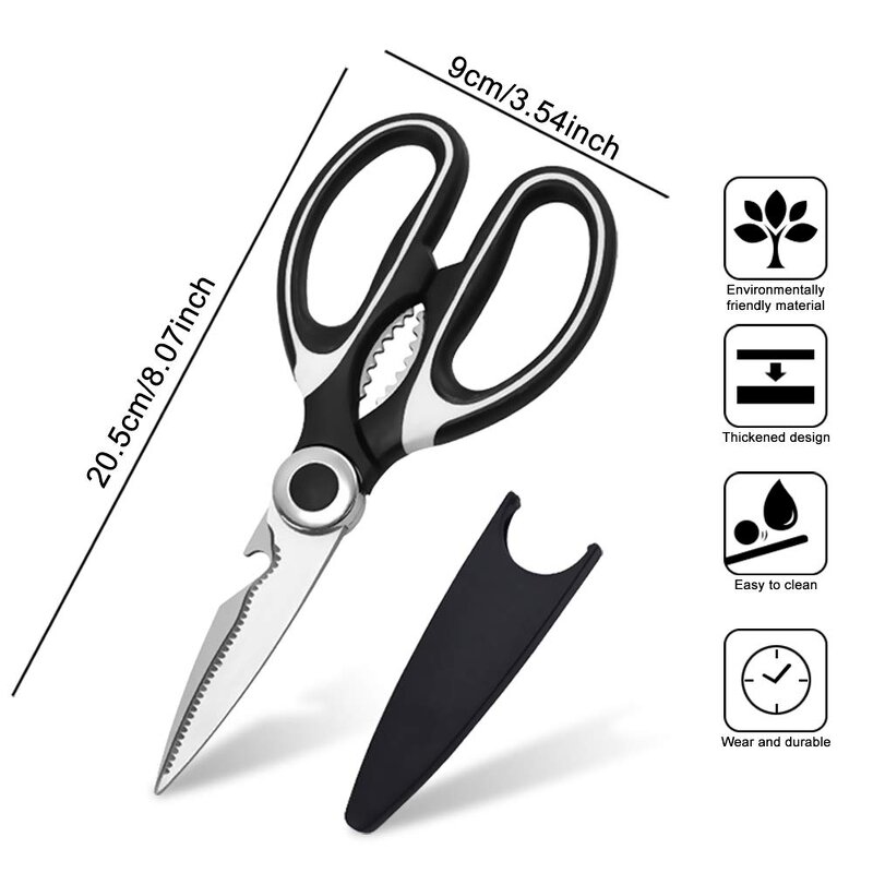 Kitchen Scissors Manufacturer - Heavy Duty Multi-Purpose Stainless Steel Premium Shears