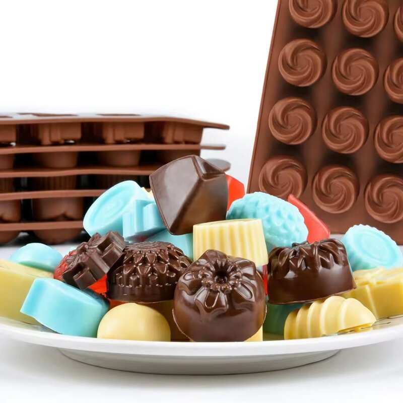 Chocolate Mold Manufacturer - Christmas Heat Resisting Eco-Friendly Food Grade Silicone