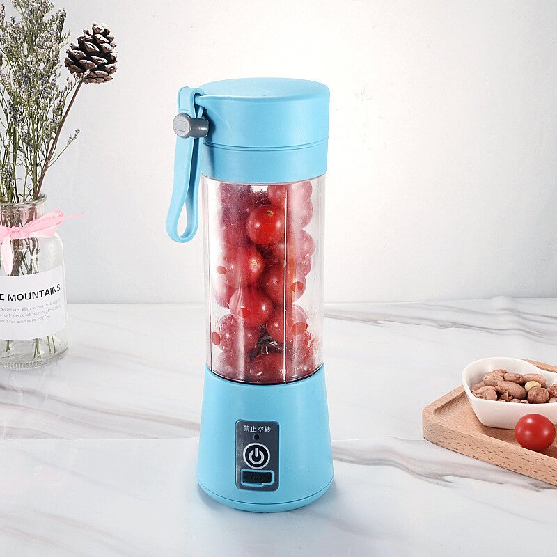 Blender Manufacturer - Electric Personal Use Mini Home USB 6 Blades Rechargeable Portable Juicer