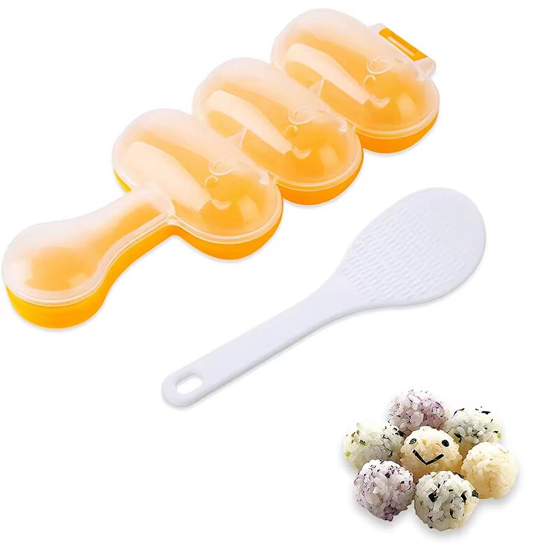 Rice Ball Mold Manufacturer - Food Grade Portable with Rice Spoon Shake Kitchen Sushi Tools