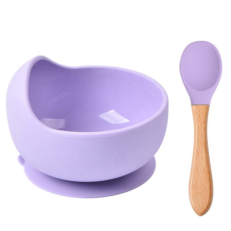 Baby Bowl Set Manufacturer - BPA Free Suction Silicone Bowl and Spoon