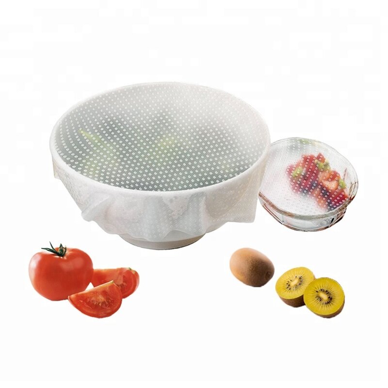 Cling Film Wrap Manufacturer - Soft Sticky Silicone Reusable Sealed Food Storage Cover