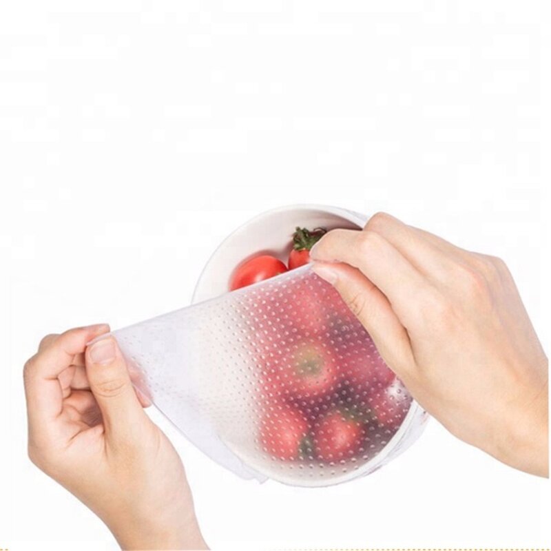 Cling Film Wrap Manufacturer - Soft Sticky Silicone Reusable Sealed Food Storage Cover