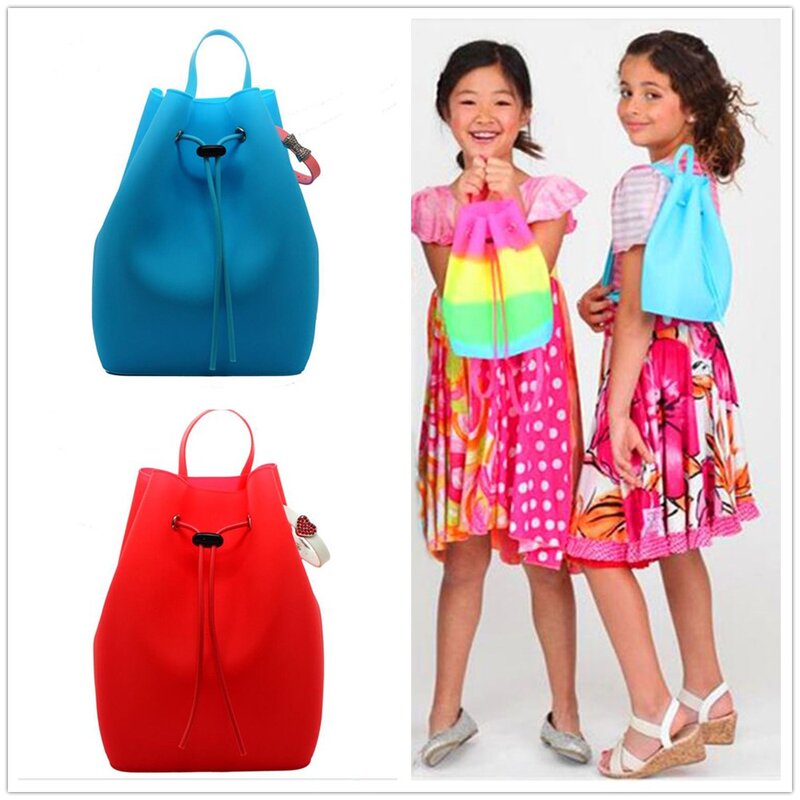 Backpack Manufacturer - Waterproof Jelly Yummy Gummy Silicone Bucket with Bracelet
