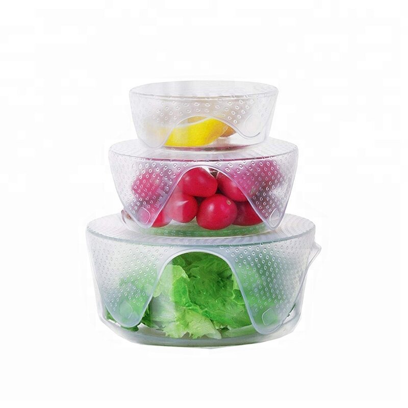 Cling Film Wrap Manufacturer - Soft Sticky Silicone Reusable Sealed Food Storage Cover