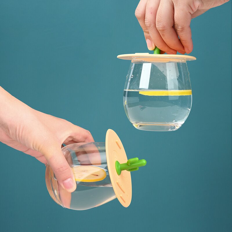 Coffee Mug Cover Manufacturer - Reusable Food Grade Silicone Anti-Dust with Bracket