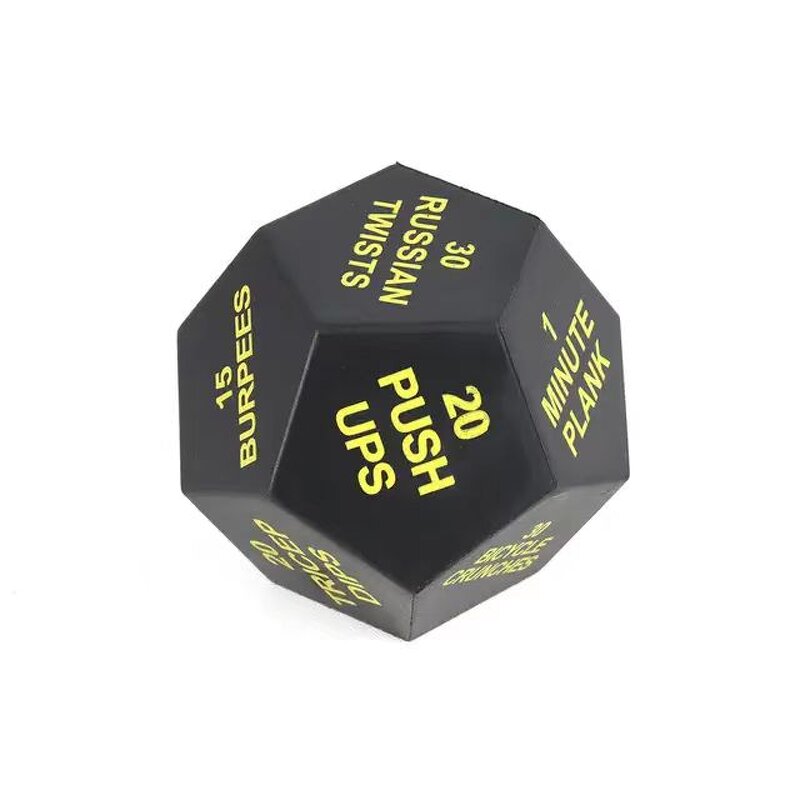 Dice Cube Manufacturer - Hot Seller Custom Printing 12 Sided PU Foam Anti Stress Ball