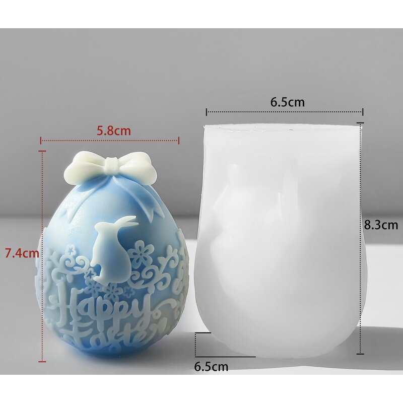Candle Mold Manufacturer - DIY 3D Reusable Eco-Friendly Easter Egg Animal Shape