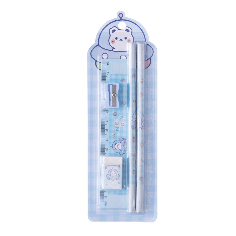 Stationery Set Manufacturer - Hot Sale School 8Pcs All-In-One Kawaii Cartoon