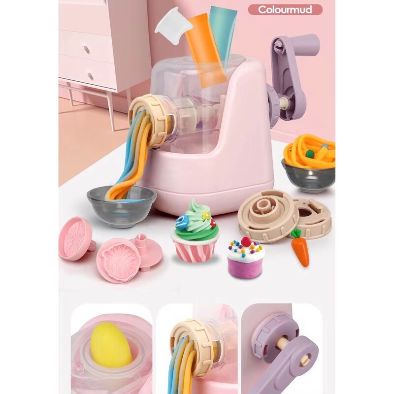 Playdough Toy Manufacturer - Wholesale Educational Diy Play House Kitchen Polymer Noodle Machine