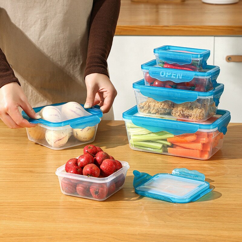 Food Storage Container Manufacturer - Stretch Lid Leak-Proof Magic Crisper Vacuum