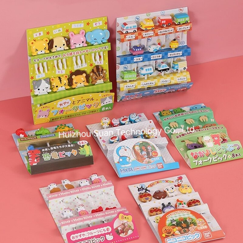 Fruit Fork Set Manufacturer - Animal Farm Cute Mini Tenedores Sign for Kids Bento