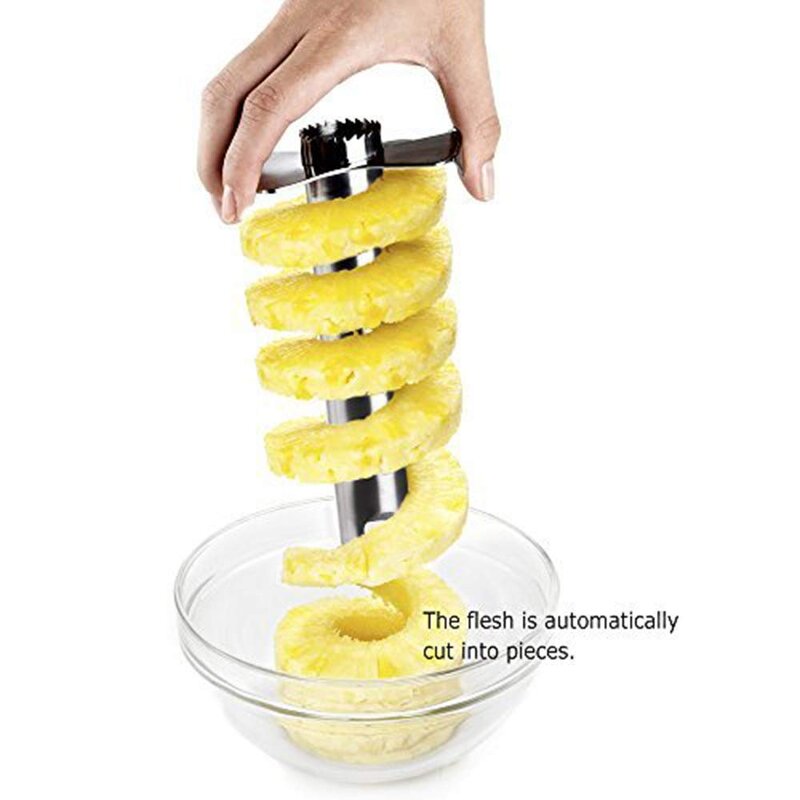 Pineapple Slicer Manufacturer - Hot Sale Stainless Steel Easy Corer Slicer Cutter Peeler