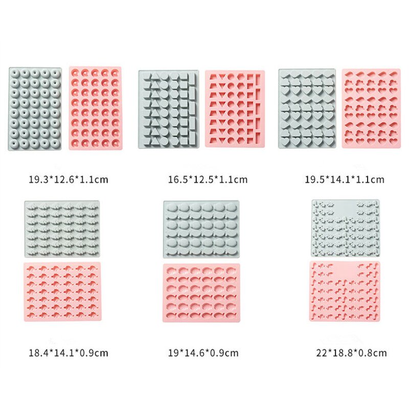 Candy Mold Manufacturer - Cute 3D Silicone Geometry Dinosaur Donut Fish for Gummy