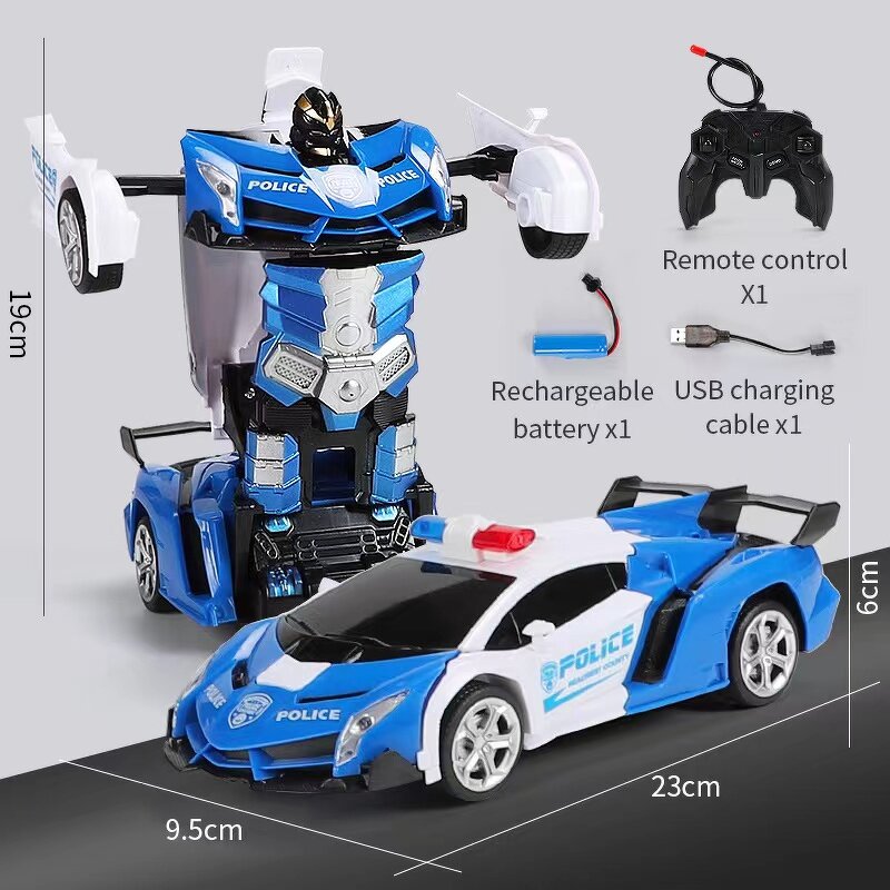 Toy Car Manufacturer - Car Transformation Two Ways Sports Vehicle Model Robots Wireless Charging