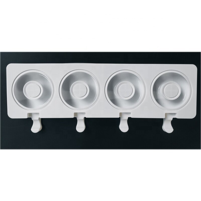 Ice Cream Mold Manufacturer - 4 Cavity Silicone Bear Cylinder Dinosaur for Popsicle