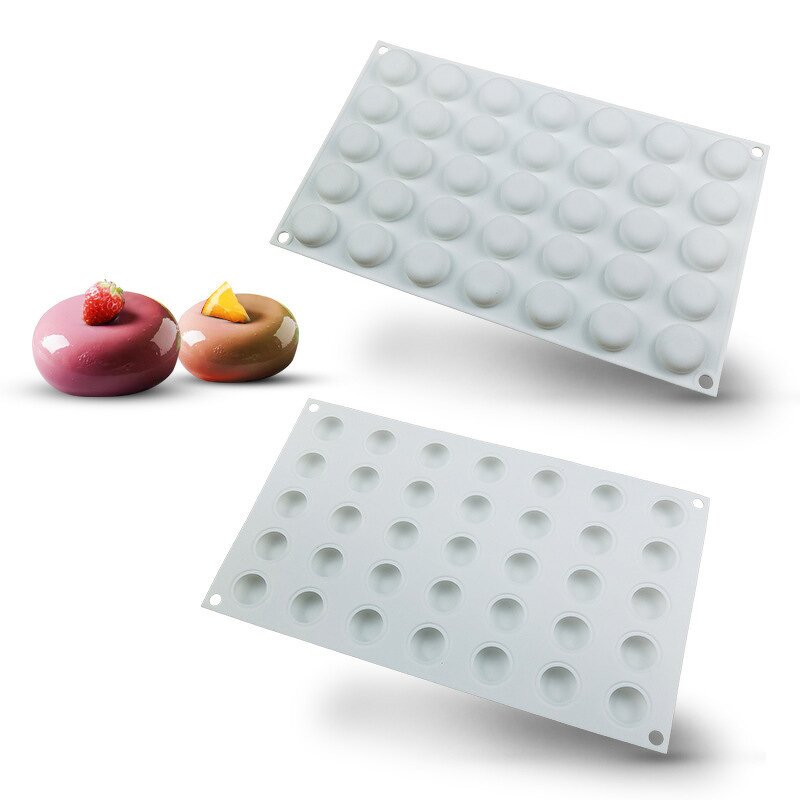 Mousse Mould Manufacturer - Flat Round Silicone for French Cake & Italian Dessert