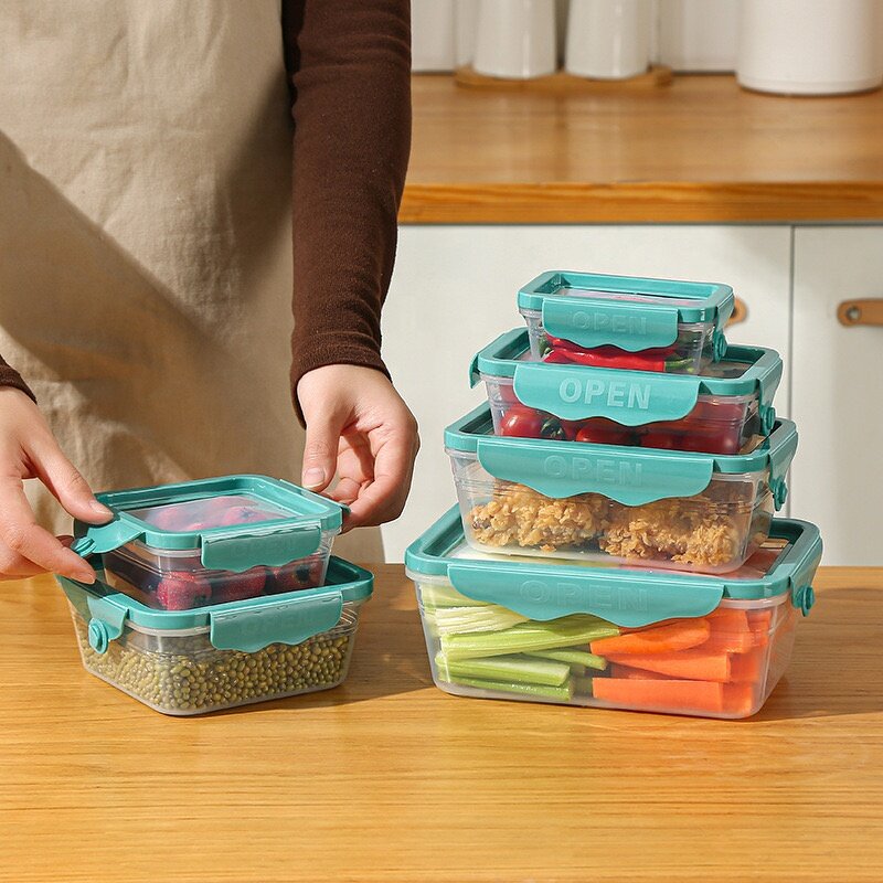 Food Storage Container Manufacturer - Stretch Lid Leak-Proof Magic Crisper Vacuum