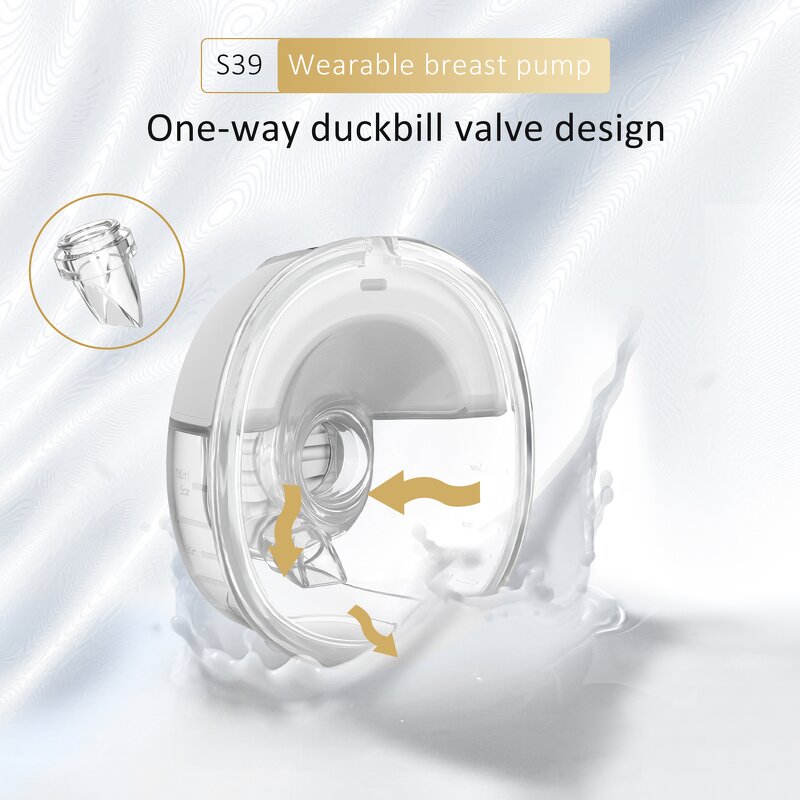Breast Pump Manufacturer - New Arrival Portable Wireless Integrated Silicone Wearable Hands-Free