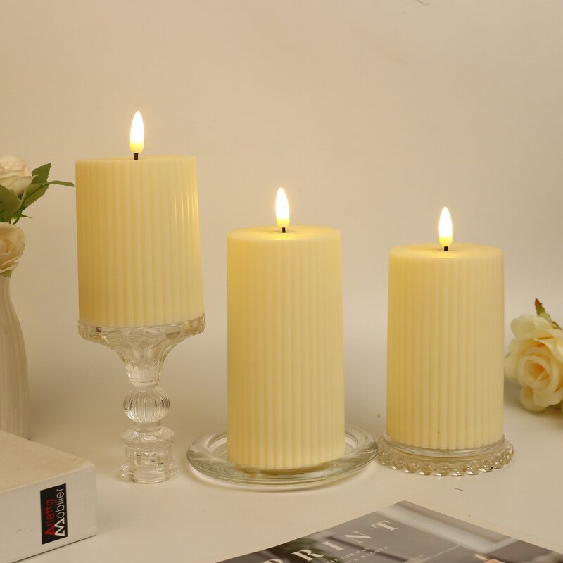 LED Candle Manufacturer - High Quality ABS White Flicker Moving Wick 3D Bullet Shape
