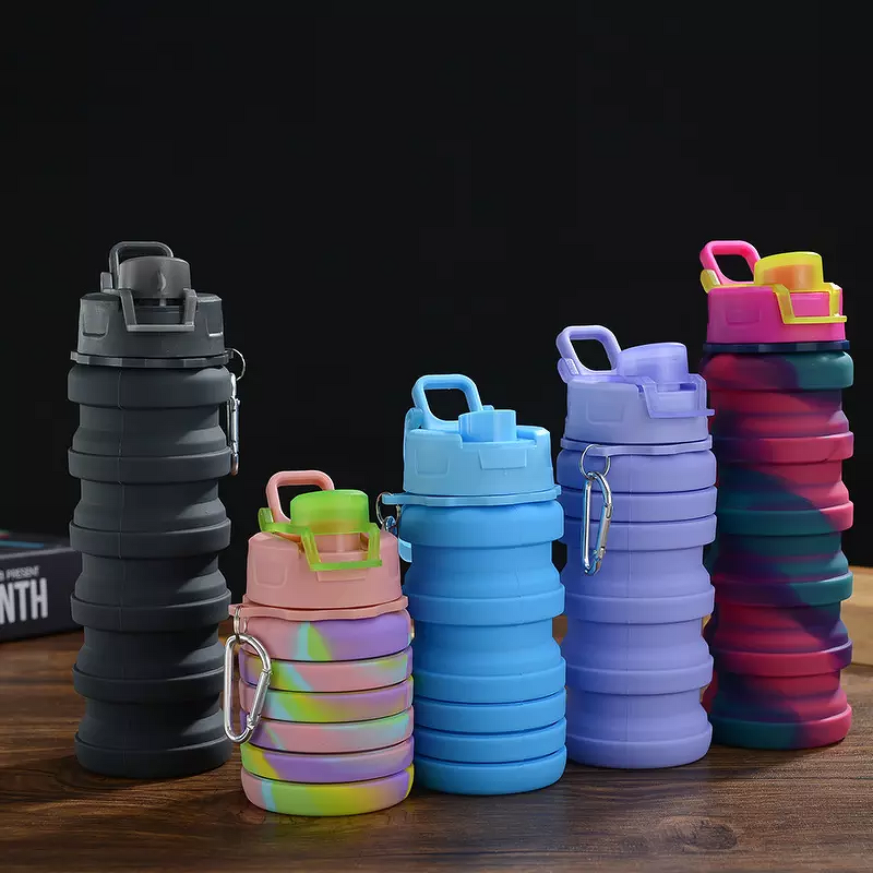 Water Bottle Manufacturer - Foldable Silicone Expandable Collapsible Reusable for Hiking