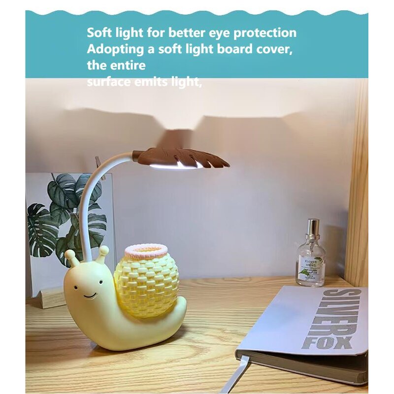 Desk Lamp Manufacturer - Holder USB Cartoon Charging Study LED Rechargeable Eye-Protection