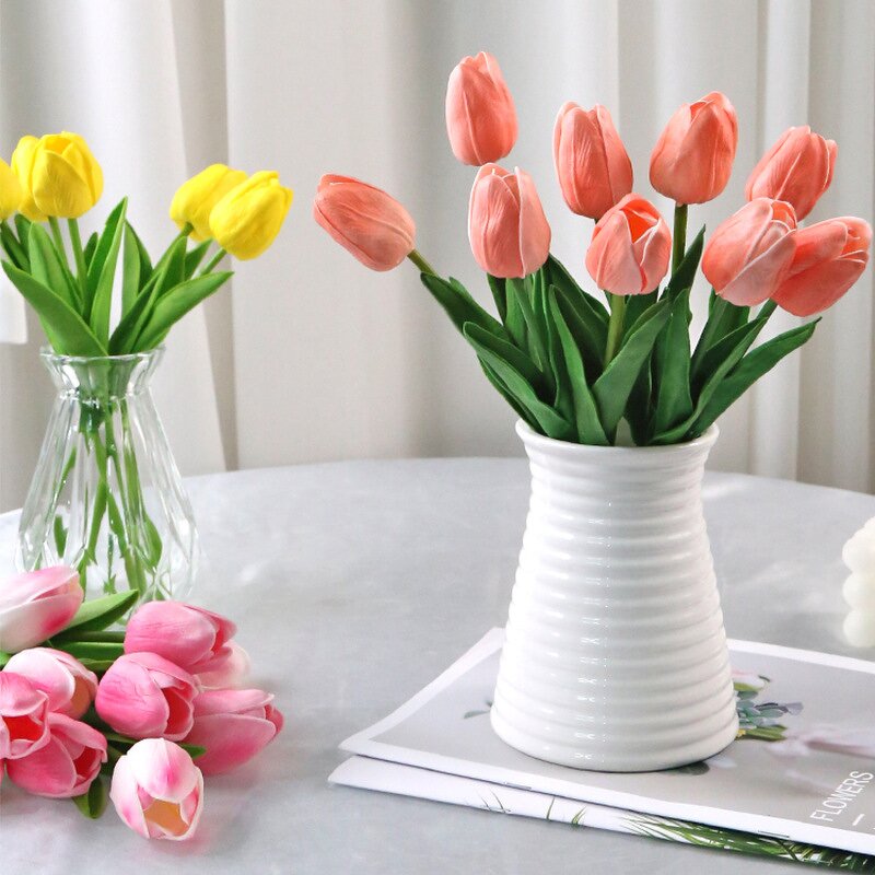 Artificial Flower Manufacturer - Wholesale Tulips Centerpieces Wedding Bouquet Decoration