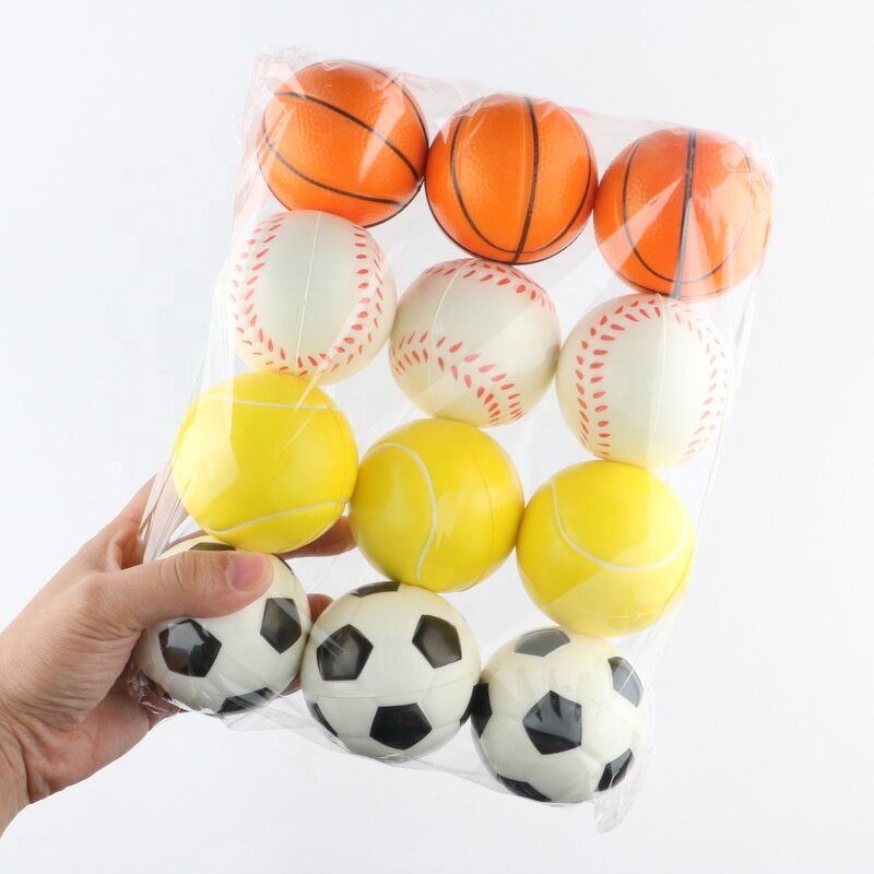 Stress Ball Manufacturer - Cute Customized Logo Foam Toy Round Shape Pu Foam Basket Football