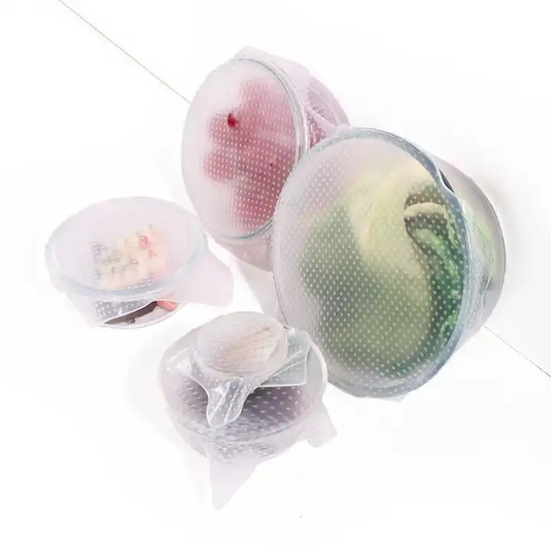 Cling Film Wrap Manufacturer - Soft Sticky Silicone Reusable Sealed Food Storage Cover