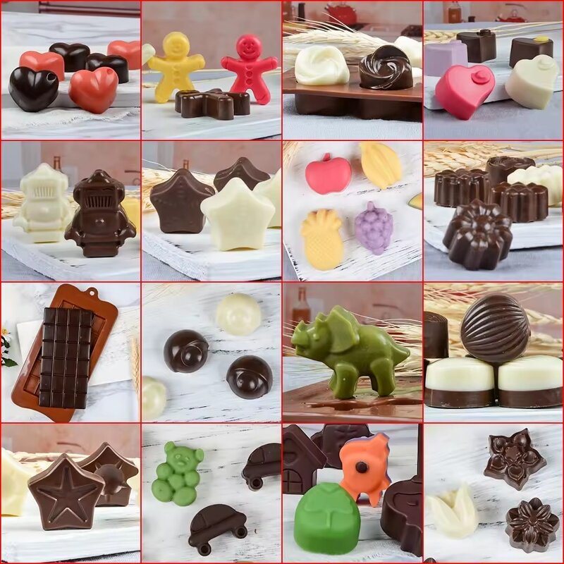 Chocolate Mold Manufacturer - Christmas Heat Resisting Eco-Friendly Food Grade Silicone