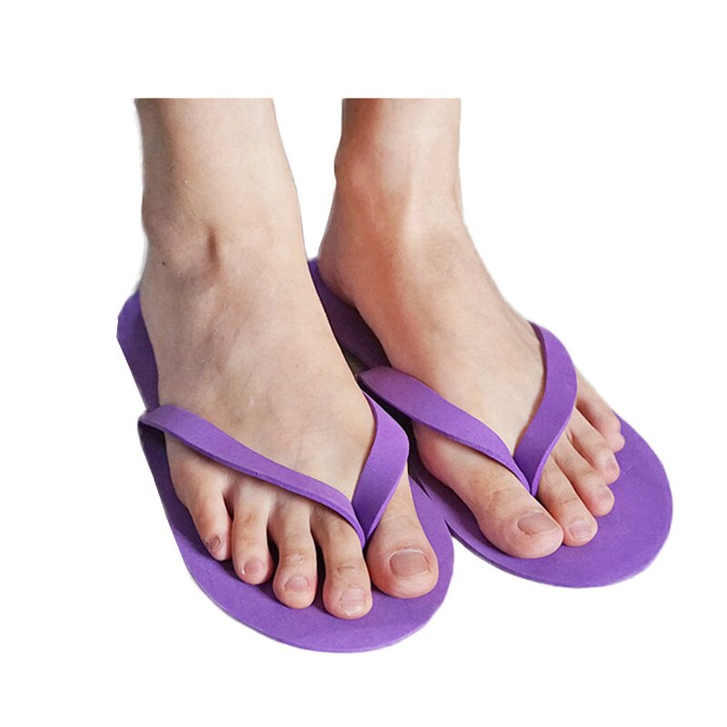 Disposable Spa Slippers - Pedicure Flip Flop Foam for Salon Bath Shower Gift