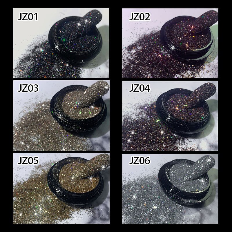 Holographic Glitter Powder - Bulk Reflective Diamond Solvent Resistant Pigment