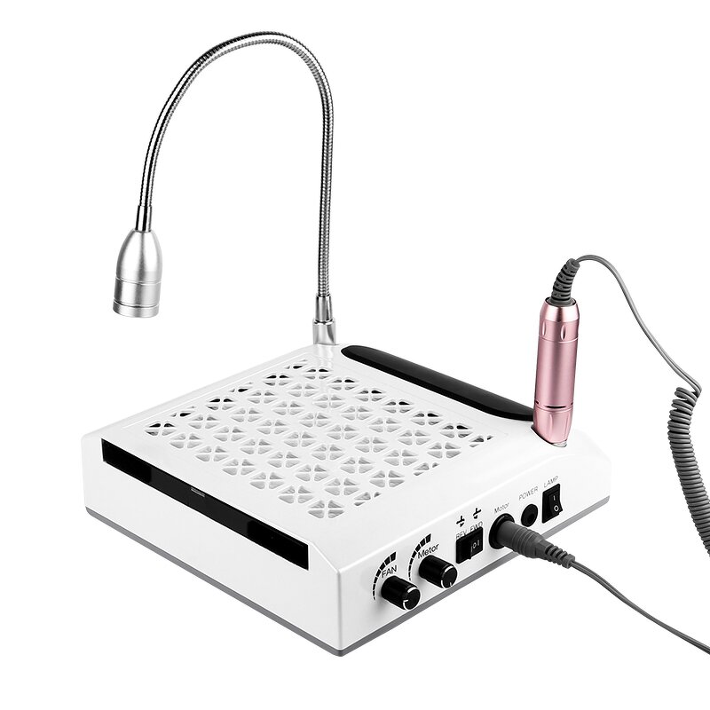4 in 1 Nail Drill Cleaner - 25000RPM Handpiece Vacuum Fan Dust Collector