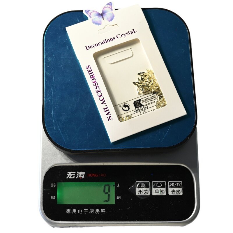 Butterfly Nail Rhinestones - 20pcs/bag Gold Silver Mix 3d Flatback Crystal Charms