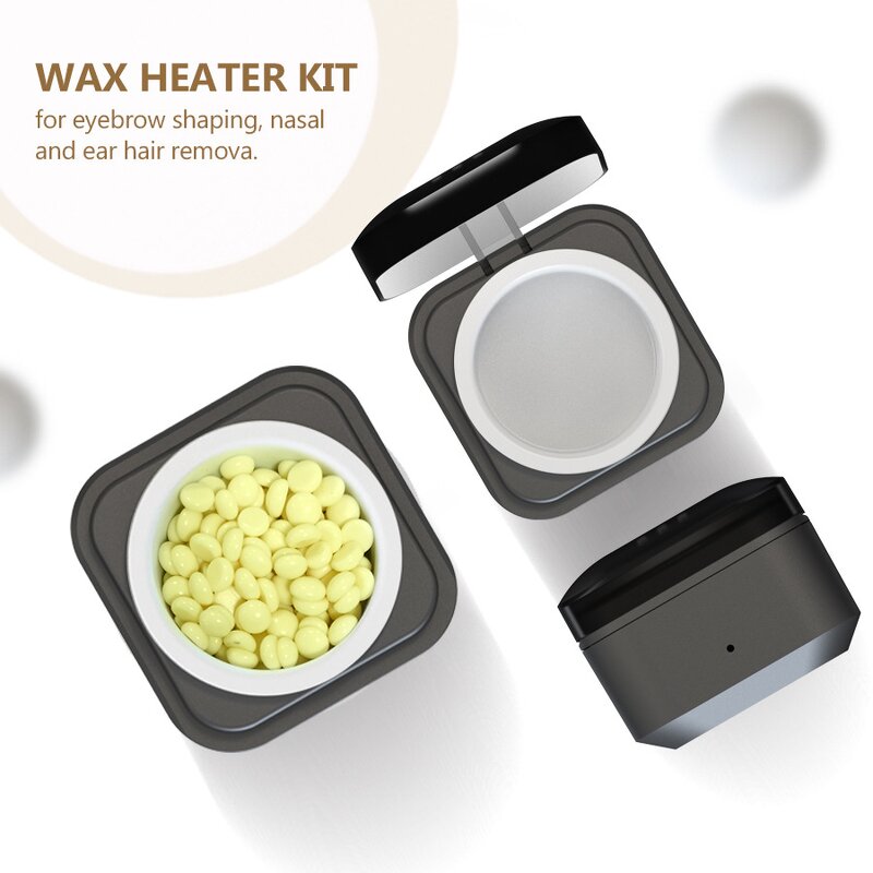 3 in 1 Mini Wax Heater Kit - Portable Nostrils Ears Hair Removal Melting Machine