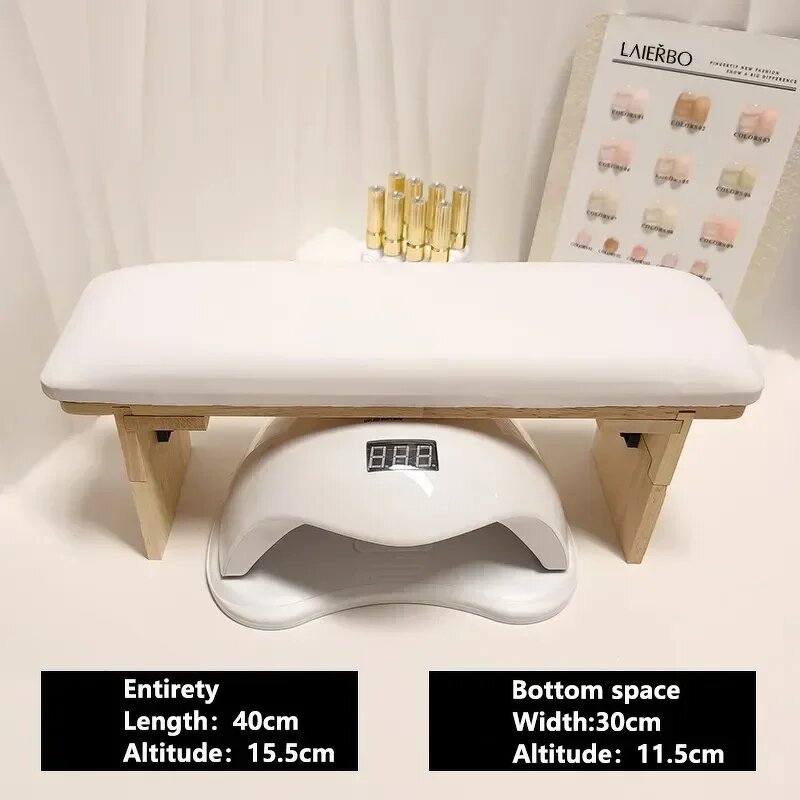 Adjustable Nail Arm Rest - New Design Soft Pillow Leather Sponge Salon Tool
