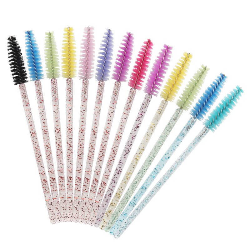 Eyelash Makeup Tool - Disposable Soft Head Crystal Mascara Wand Lash Extension