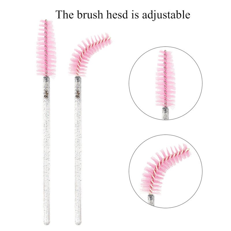 Crystal Eyelash Brush - Wholesale Disposable Rod Mascara Wand Lash Extension Tool