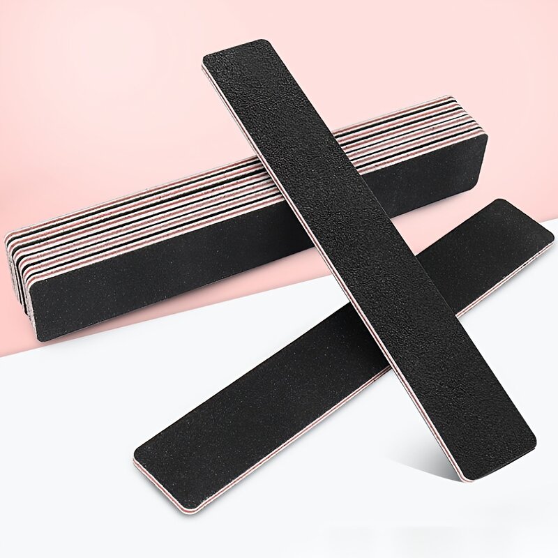 Emery Board Nail Files - Custom Logo Washable Double Sided 100/180 Grit Tool