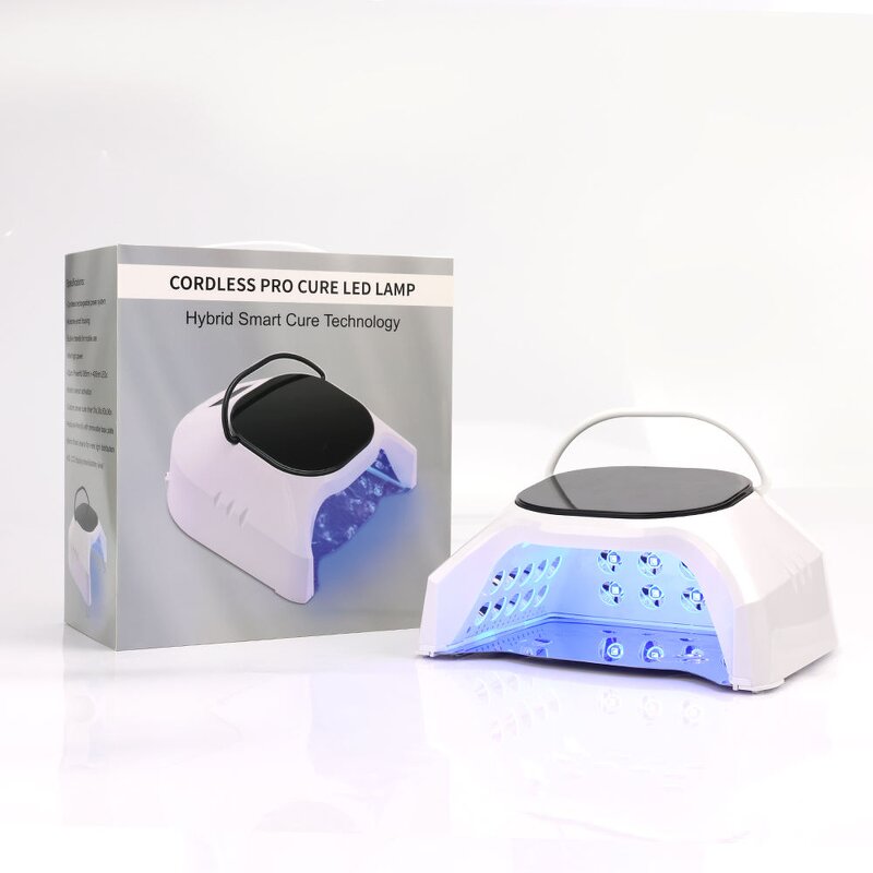 86w UV Nail Lamp - Smart Sensing LCD 4-Speed Timing 360-Degree Glue Baking
