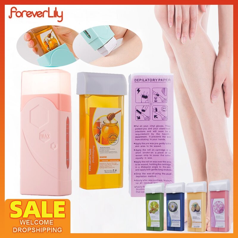 100ml Roll on Wax Heater - 2025 Cross-border Wholesale Home Salon Hair Removal