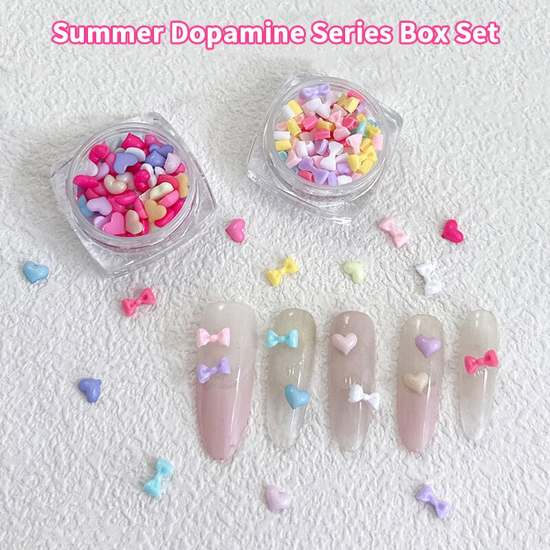 3D Nail Rhinestones - Colorful Star Moon Butterfly DIY Crystal Manicure Decor