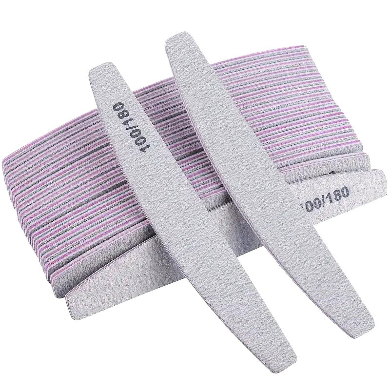 Acrylic Nail Files - Factory Direct Washable Double Side 80/100/150/180/240 Grit