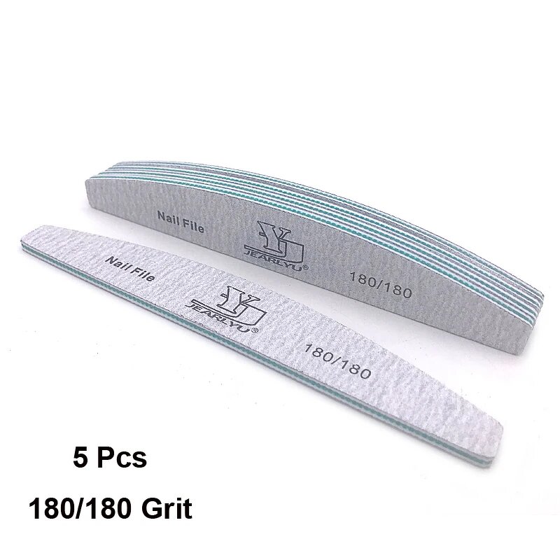 Double-Sided Nail File - Durable Fully Washable Custom Logo 100/180 Grit Tool